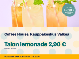 Read more about the article Coffee House, Kauppakeskus Valkea