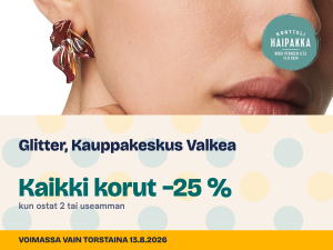 Read more about the article Glitter, Kauppakeskus Valkea