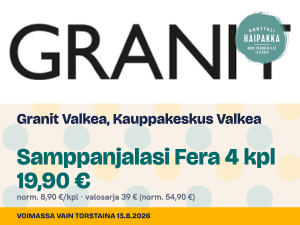 Read more about the article Granit Valkea, Kauppakeskus Valkea