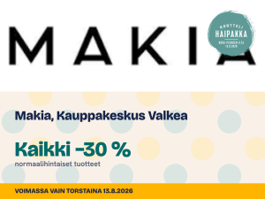 Read more about the article Makia, Kauppakeskus Valkea