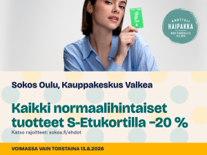 Read more about the article Sokos Oulu, Kauppakeskus Valkea
